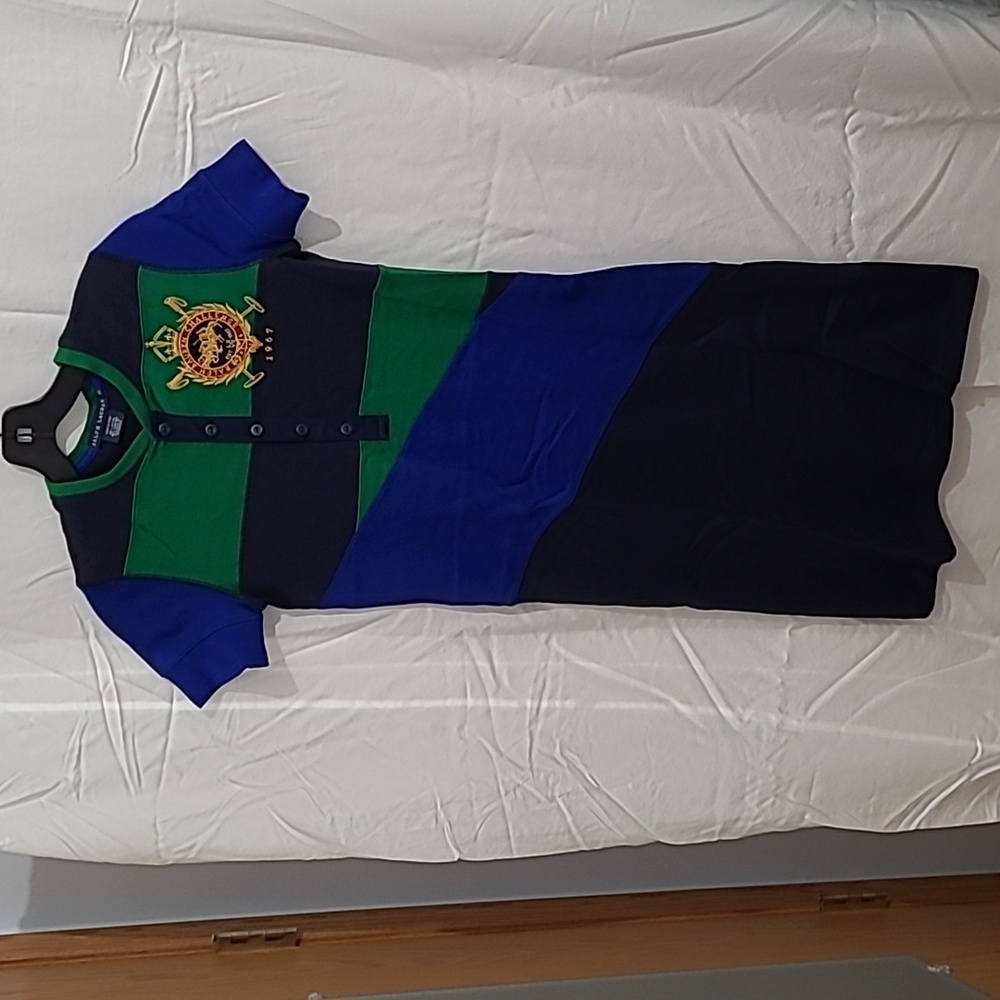 Women's Ralph Lauren Blue and Green Dress Size XS